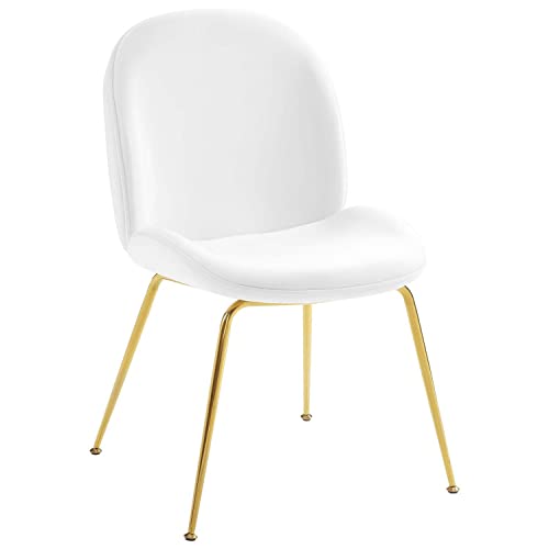 Modway EEI-3548-GRY Scoop Gold Stainless Steel Leg Performance Velvet