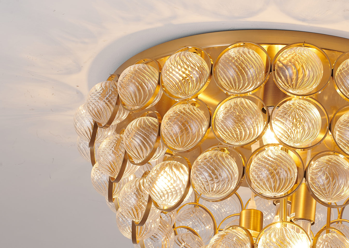 Brass Semi Flush Mount - BE13C24BR