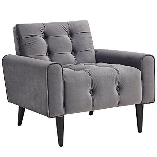 Modway Delve Luxury Button Tufted Upholstered Velvet Sofa In Green