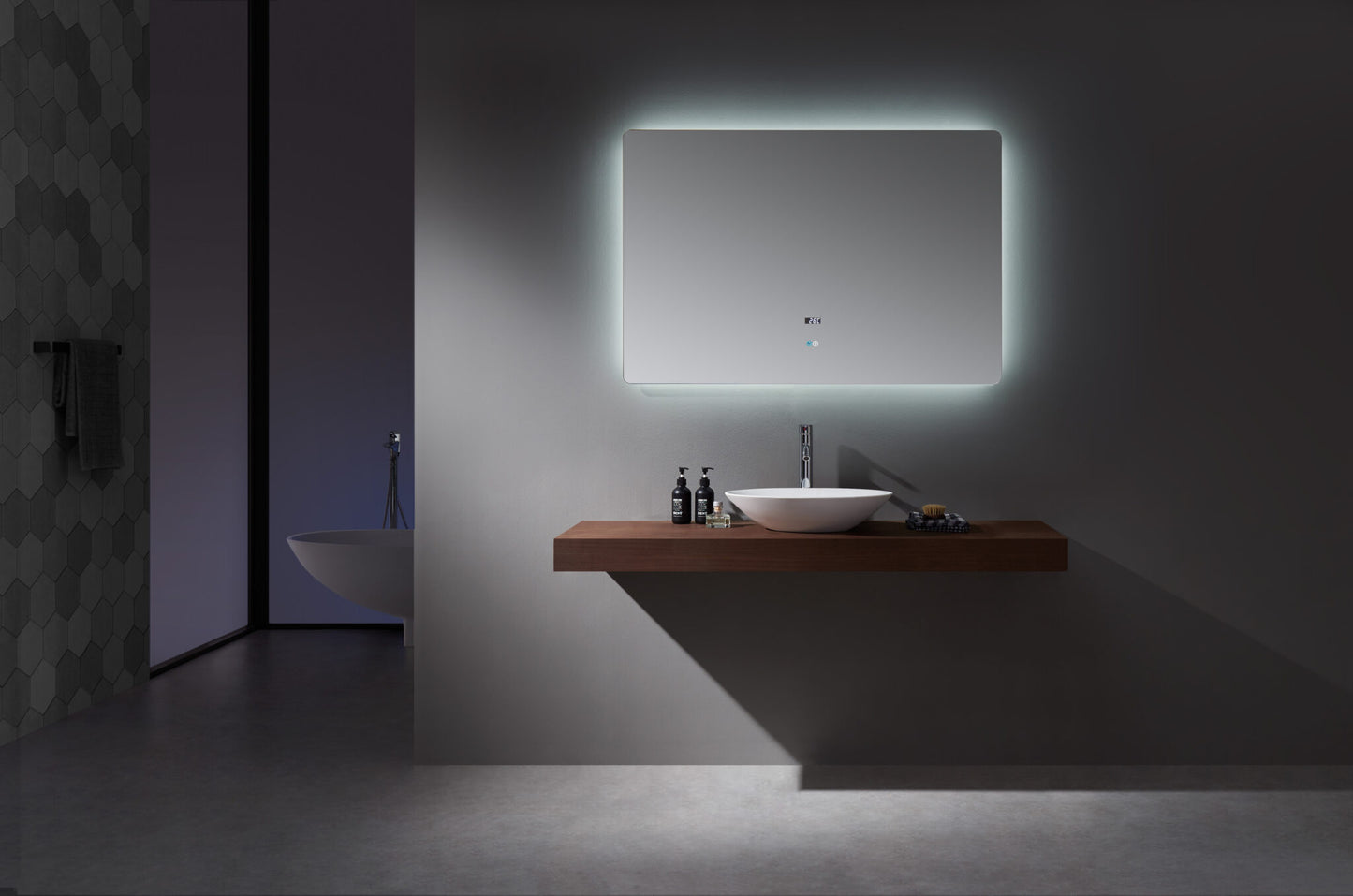Lugano 48" Widex32" Tall LED Mirror w/ Defogger