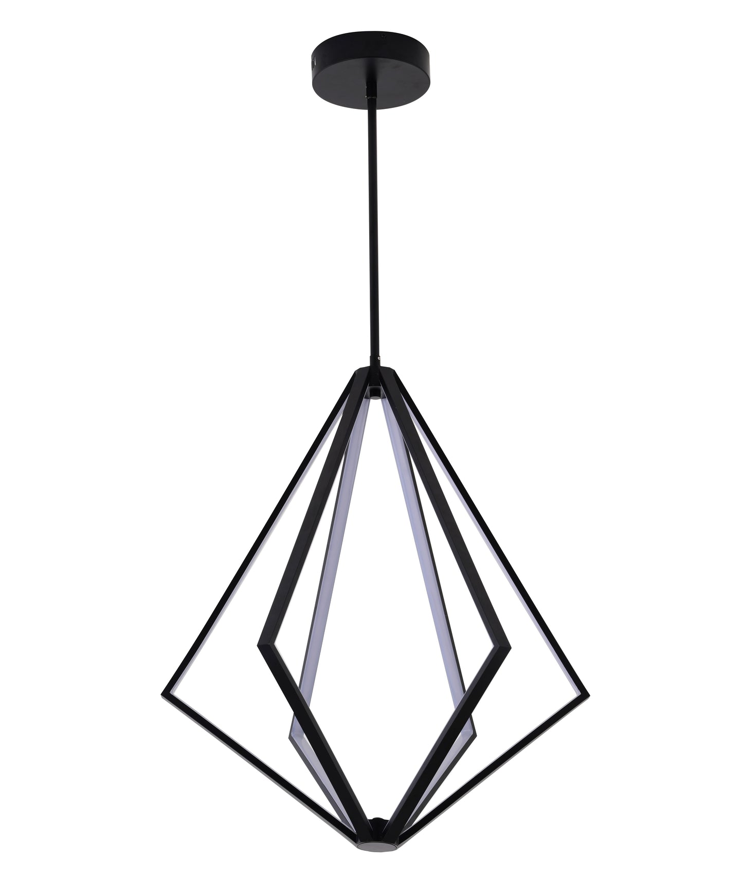 Black LED Chandelier - WE02C25BK