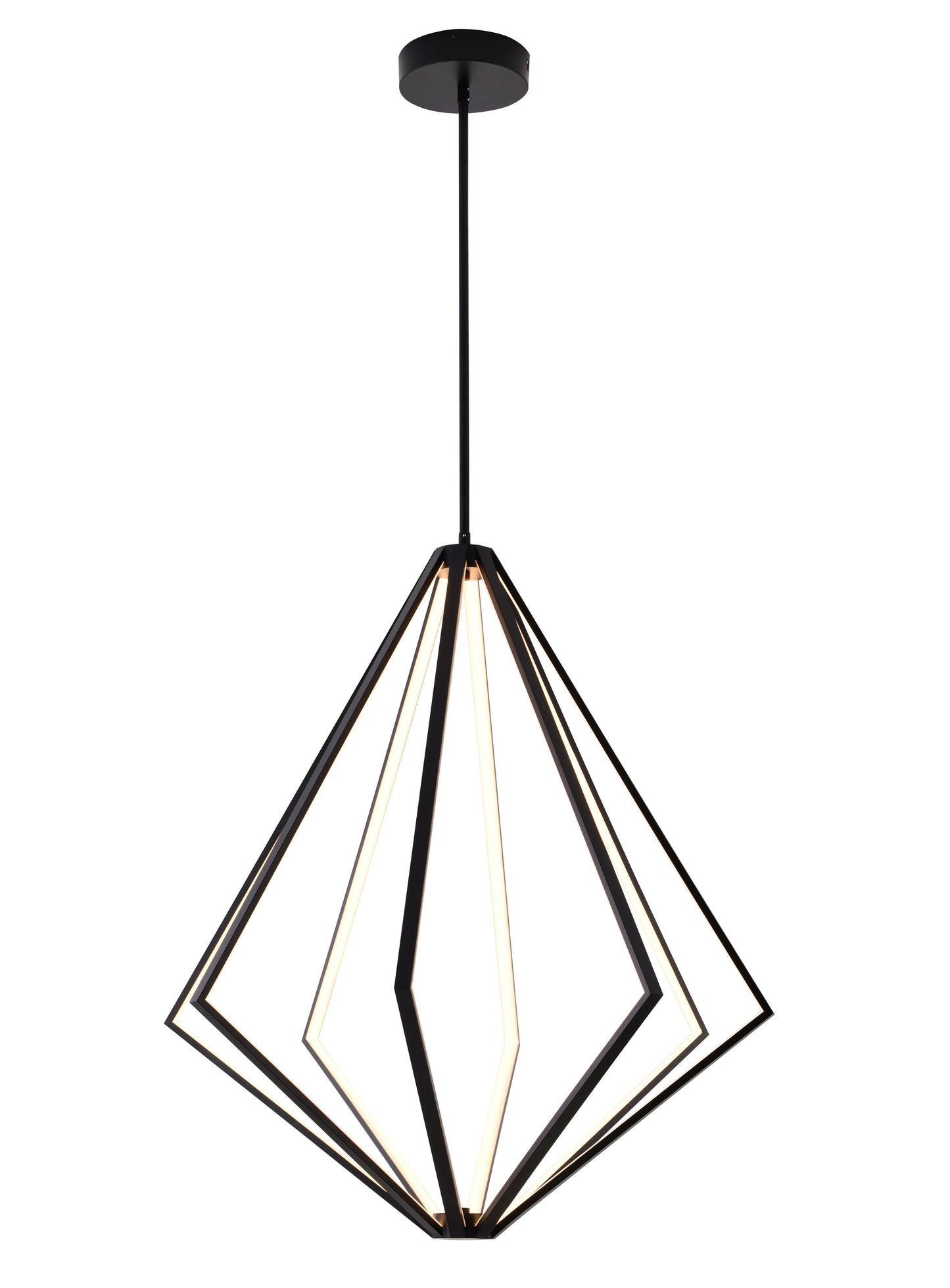 Black LED Chandelier - WE03C32BK