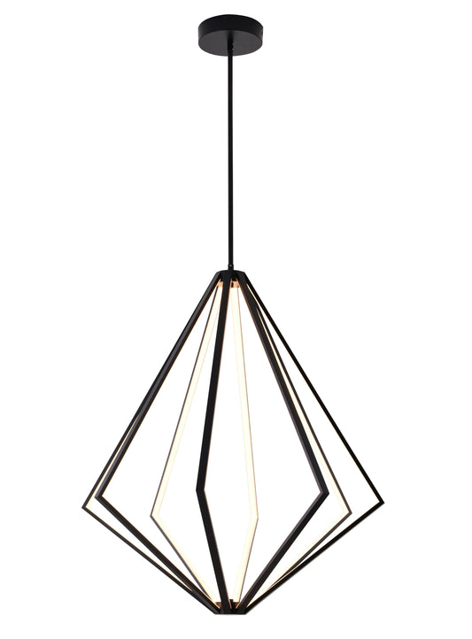 Black LED Chandelier - WE03C32BK