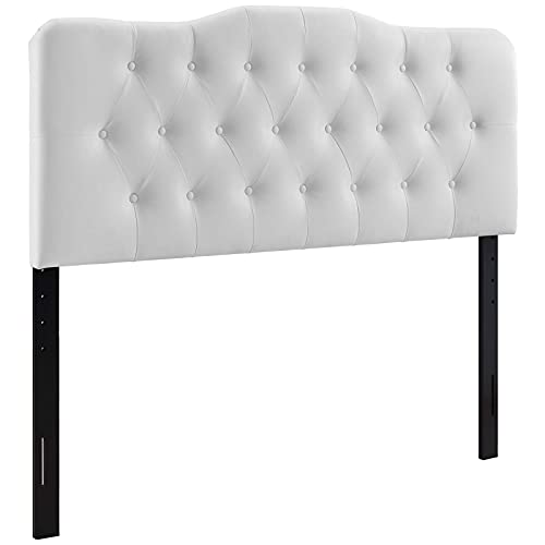 Modway Annabel Full Upholstered Vinyl Headboard in Black