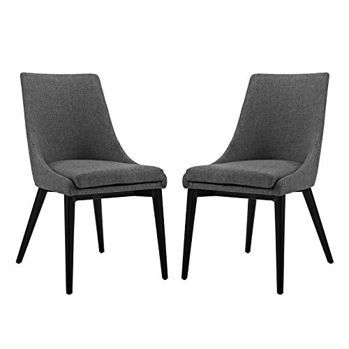 Modway Viscount Mid-Century Modern Upholstered Fabric Dining Side Chair