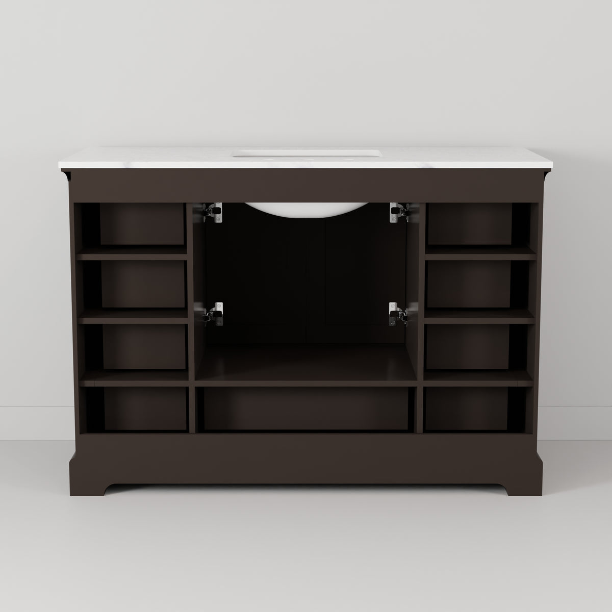Lexora Dukes 48 in. Espresso Single Sink Bath Vanity
