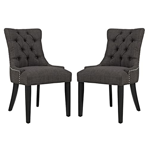 Modway Regent Modern Elegant Button-Tufted Upholstered Fabric Dining Side Chair with Nailhead Trim