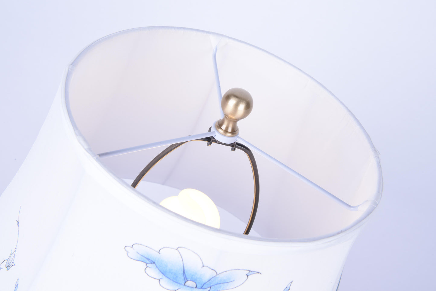 Blue& White Table Lamp - FUM01T9B