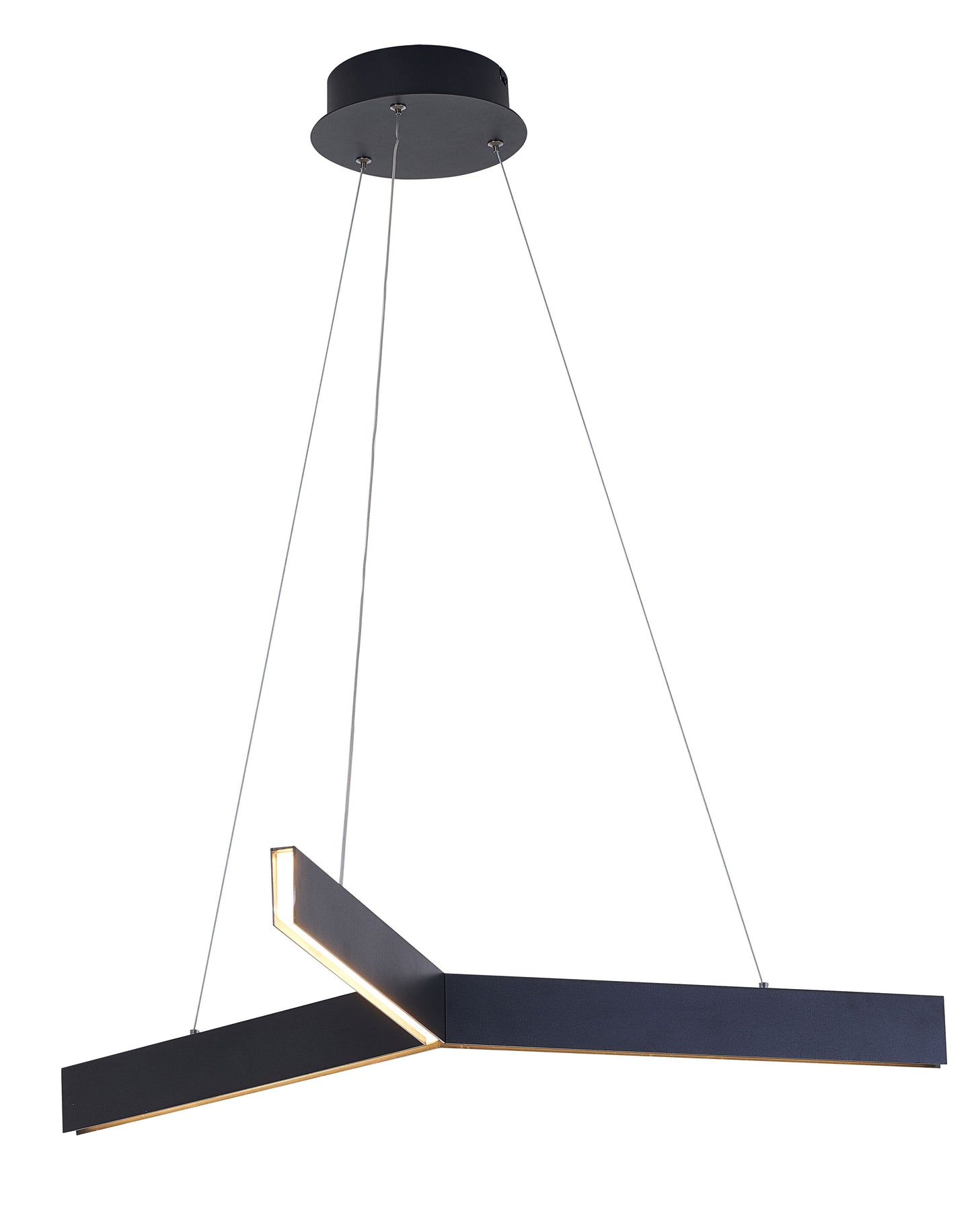 Black LED Chandelier - MV03BLK