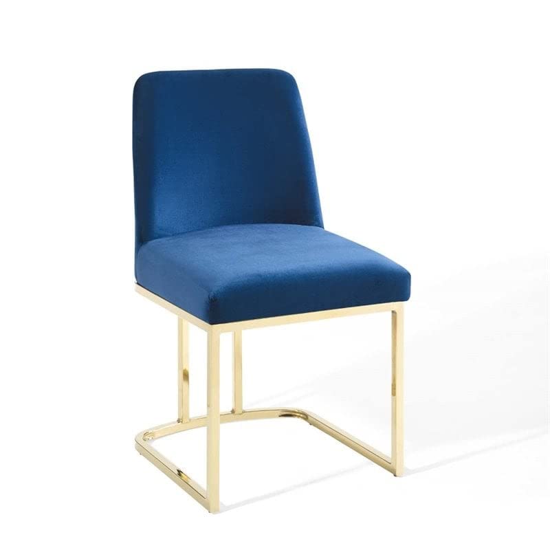 Modway Amplify Sled Base Performance Velvet Dining Side Chair