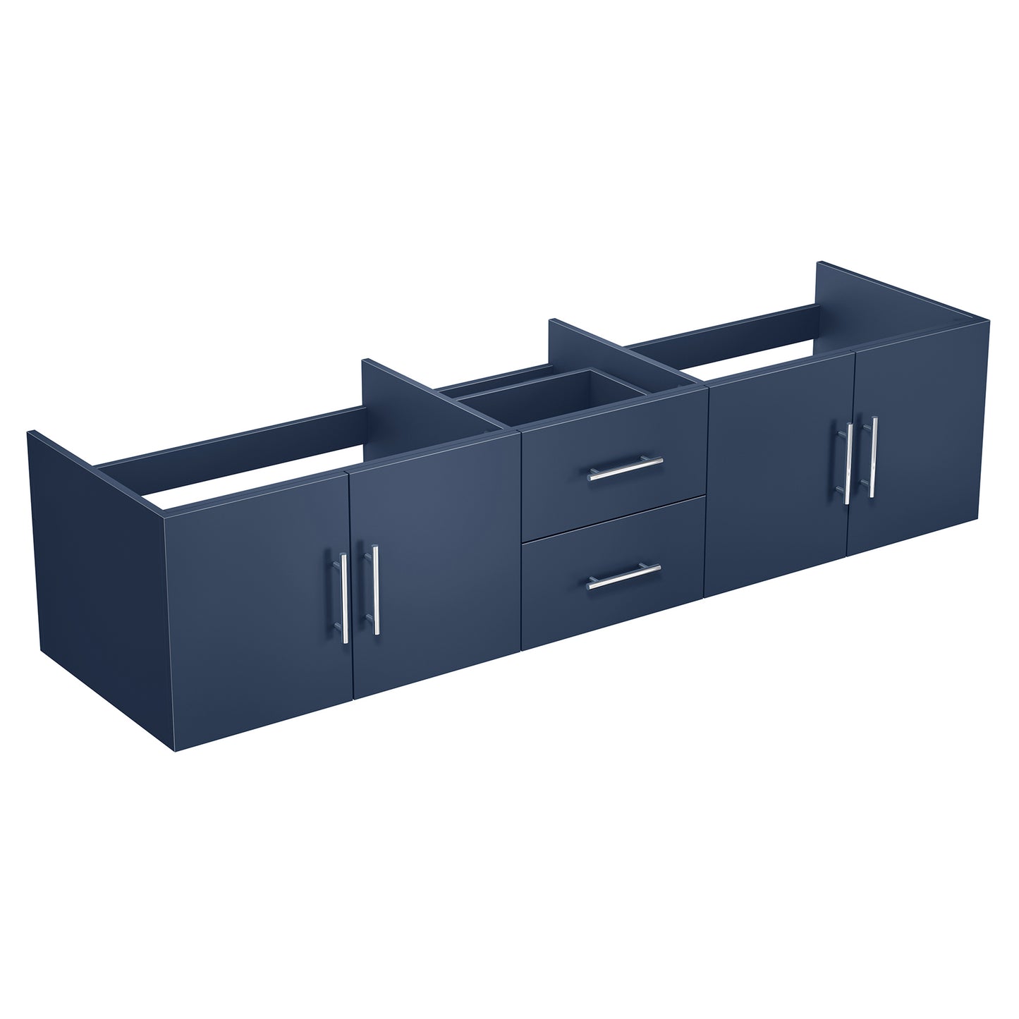 Geneva 80" Navy Blue Vanity Cabinet Only