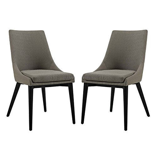 Modway Viscount Mid-Century Modern Upholstered Fabric Dining Side Chair