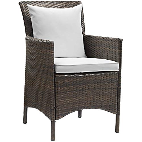 Modway Conduit Outdoor Patio Wicker Rattan Dining Armchair