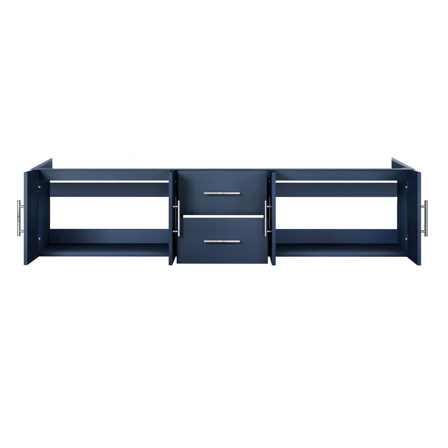Geneva 80" Navy Blue Vanity Cabinet Only
