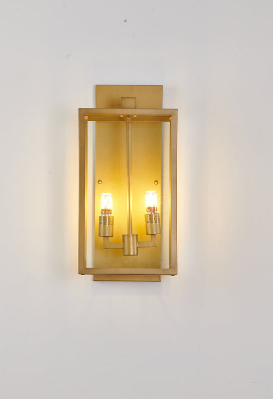 Brass Outdoor Wall Sconce - KC02W21BR