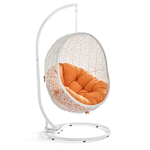Modway Hide Outdoor Patio Swing Chair with Stand