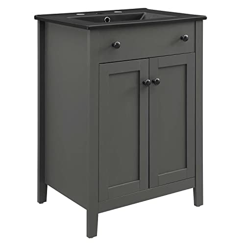 Modway Nantucket 24" Bathroom Vanity Cabinet (Sink Basin Not Included), 24 Inch