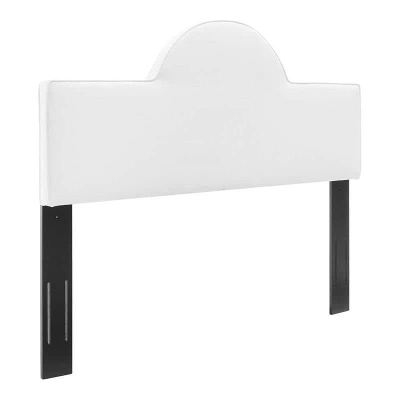 Modway Dawn Performance Velvet California King Headboard in White