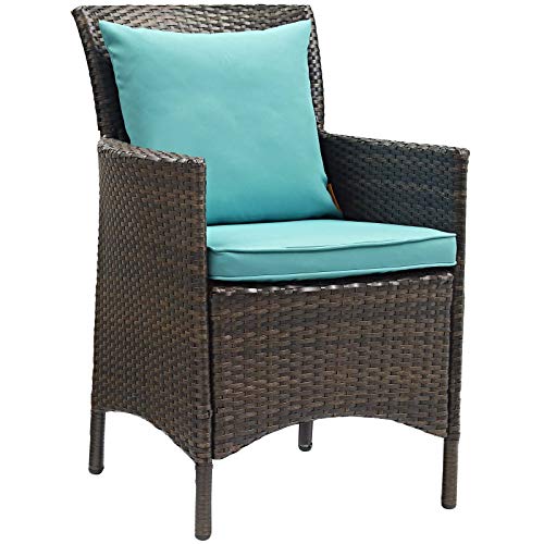 Modway Conduit Outdoor Patio Wicker Rattan Dining Armchair