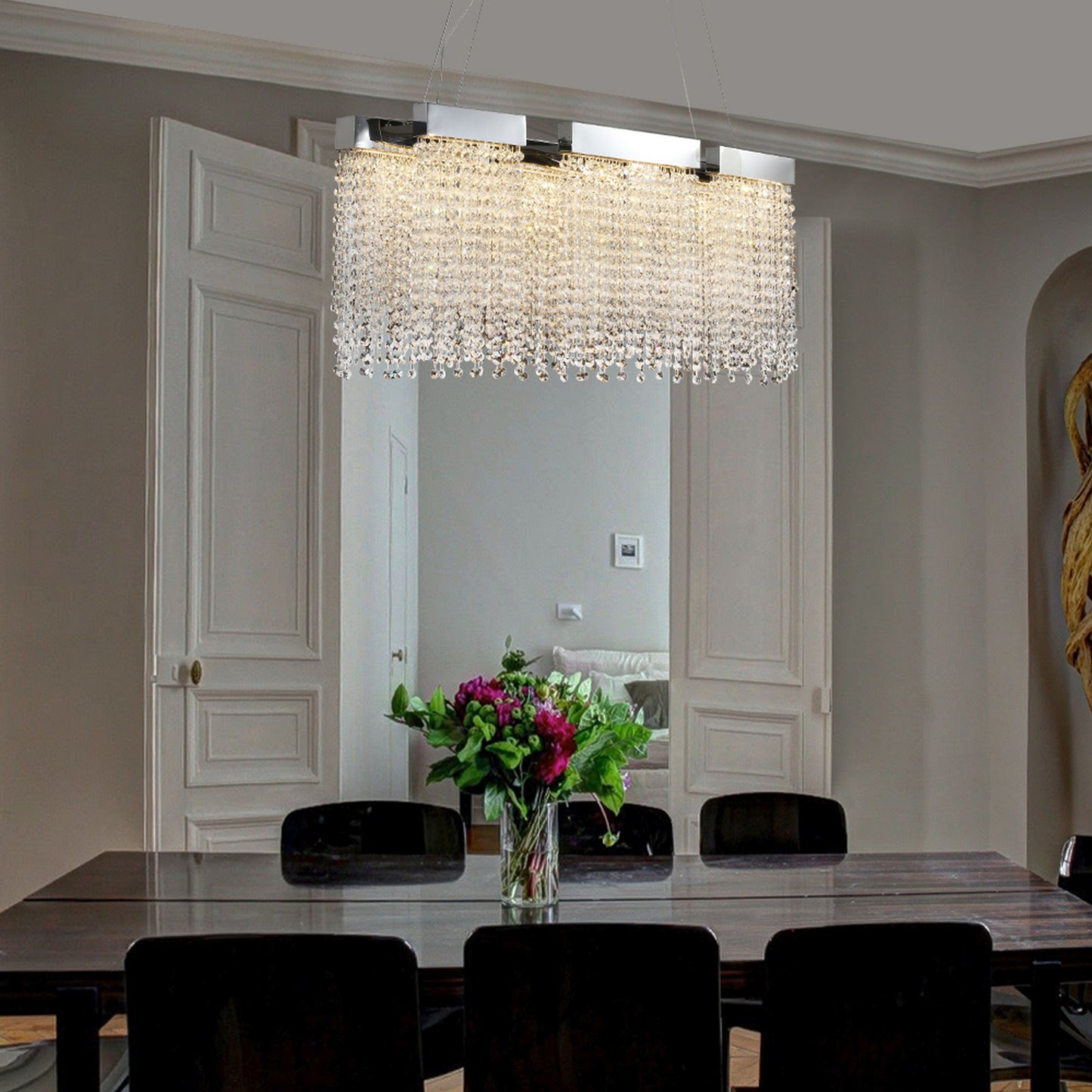 Chrome LED Chandelier - OC25C39CH