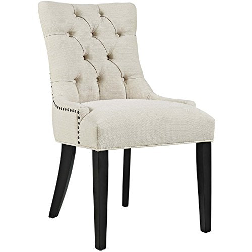 Modway Regent Modern Tufted Upholstered Fabric Kitchen and Dining Room Chair