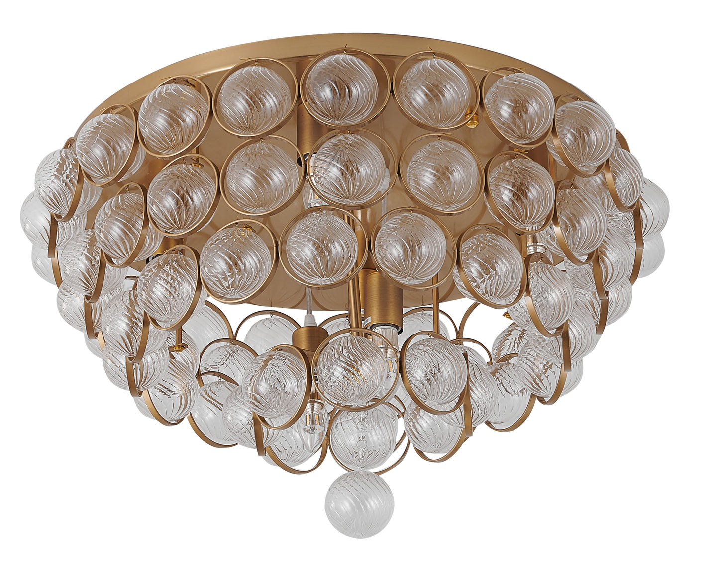 Brass Semi Flush Mount - BE13C24BR