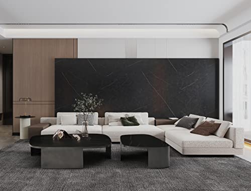 Whiteline Modern Living Tori Small Coffee Table, Black
