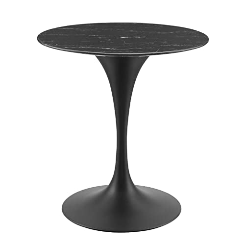 Modway Lippa Round Artificial Marble 28" Dining Table