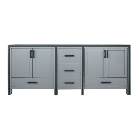 Ziva 84" Dark Grey Vanity Cabinet Only