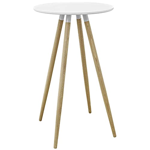 Modway Track 36" Contemporary Modern Round Kitchen and Dining Room Table in Black