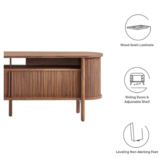 Cadence 71" Curved TV Stand
