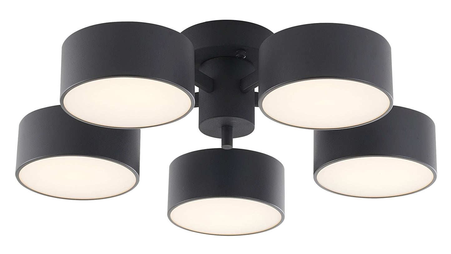 Black LED Chandelier - BE11C24B