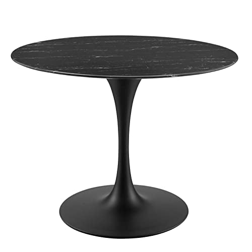 Modway Lippa Round Artificial Marble 40" Dining Table