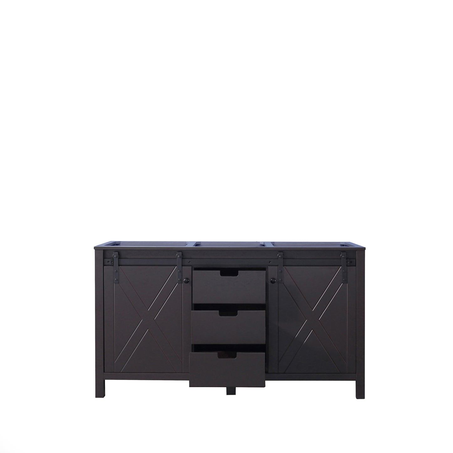 Marsyas 60" Brown Vanity Cabinet Only