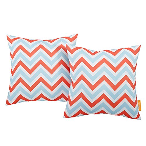 Modway Outdoor Patio Pillow, Stripe