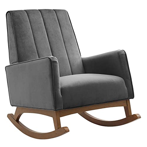 Modway Sway Channel Tufted Performance Velvet Rocking Chair