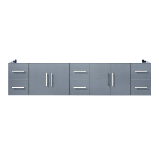 Geneva 84" Dark Grey Vanity Cabinet Only