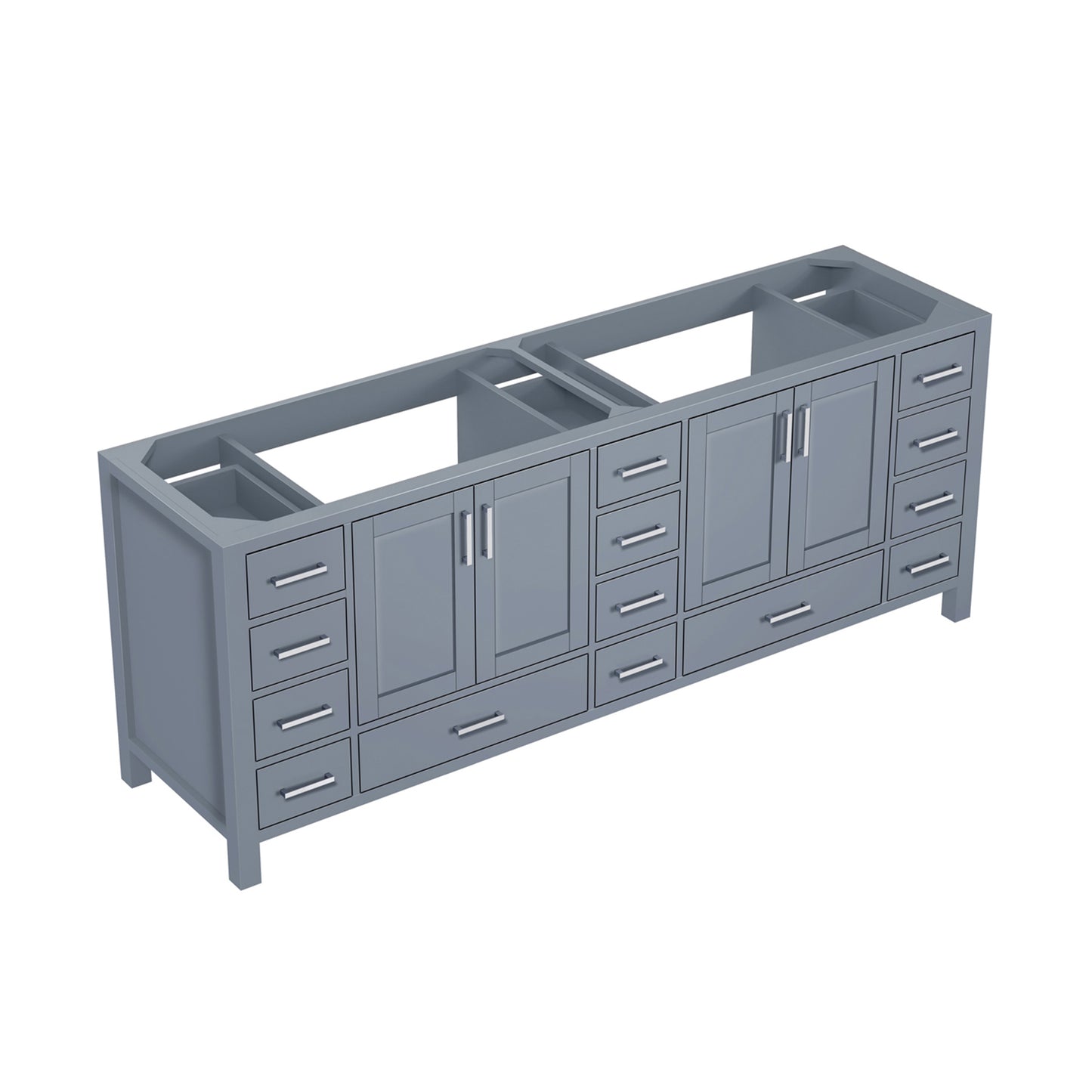 Jacques 84" Dark Grey Vanity Cabinet Only