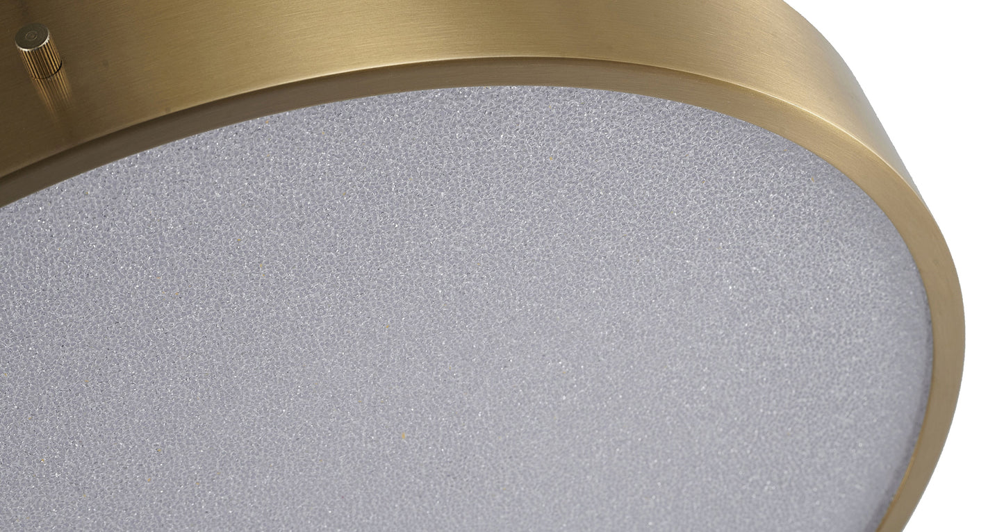 Brass LED Flush Mount - FT103FM16BR