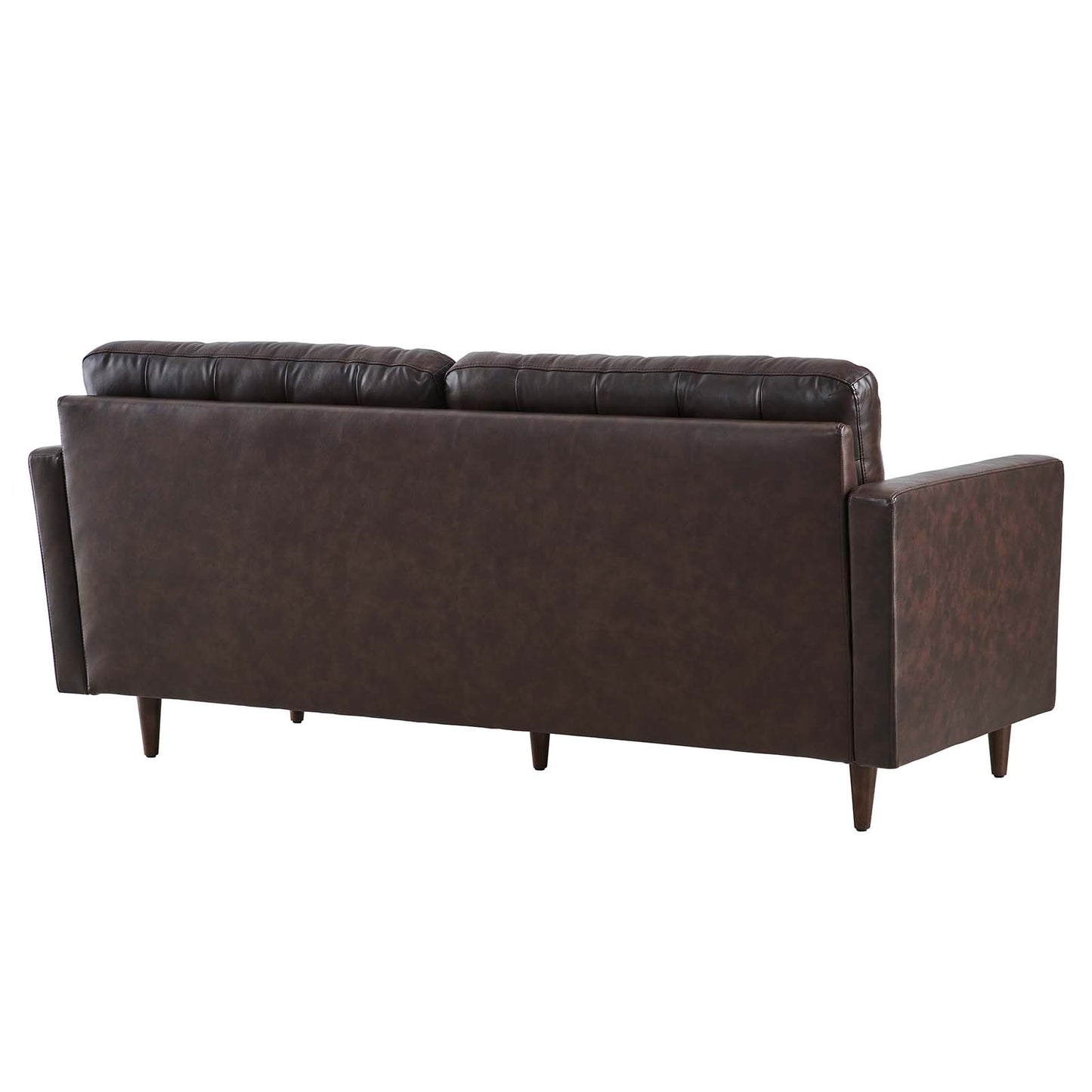 Exalt Tufted Vegan Leather Sofa