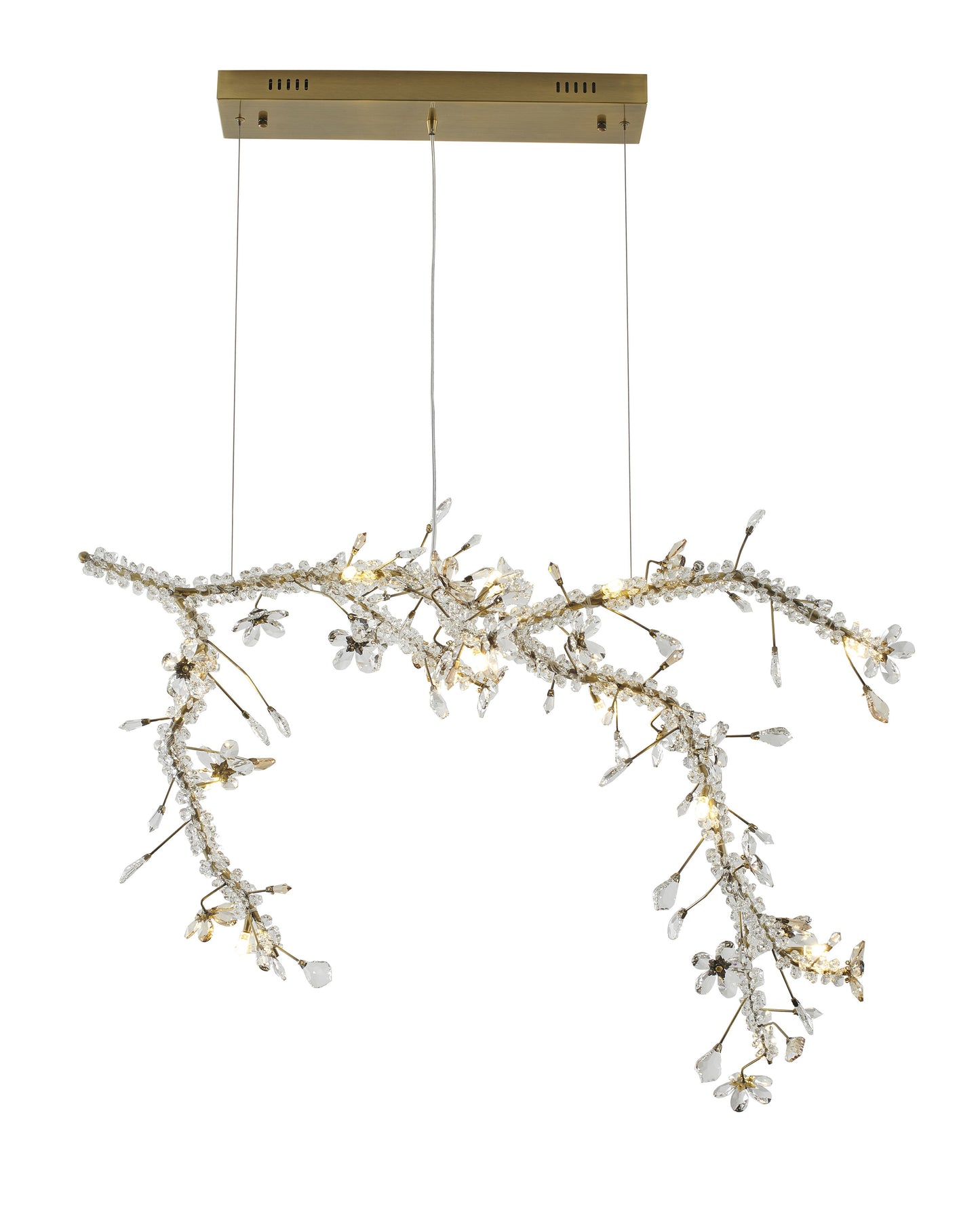 Gold Chandelier - LX9904-BRZ