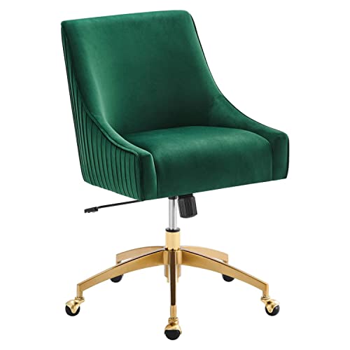 Modway Green Discern Performance Velvet Office Chair EEI-5080-GRN