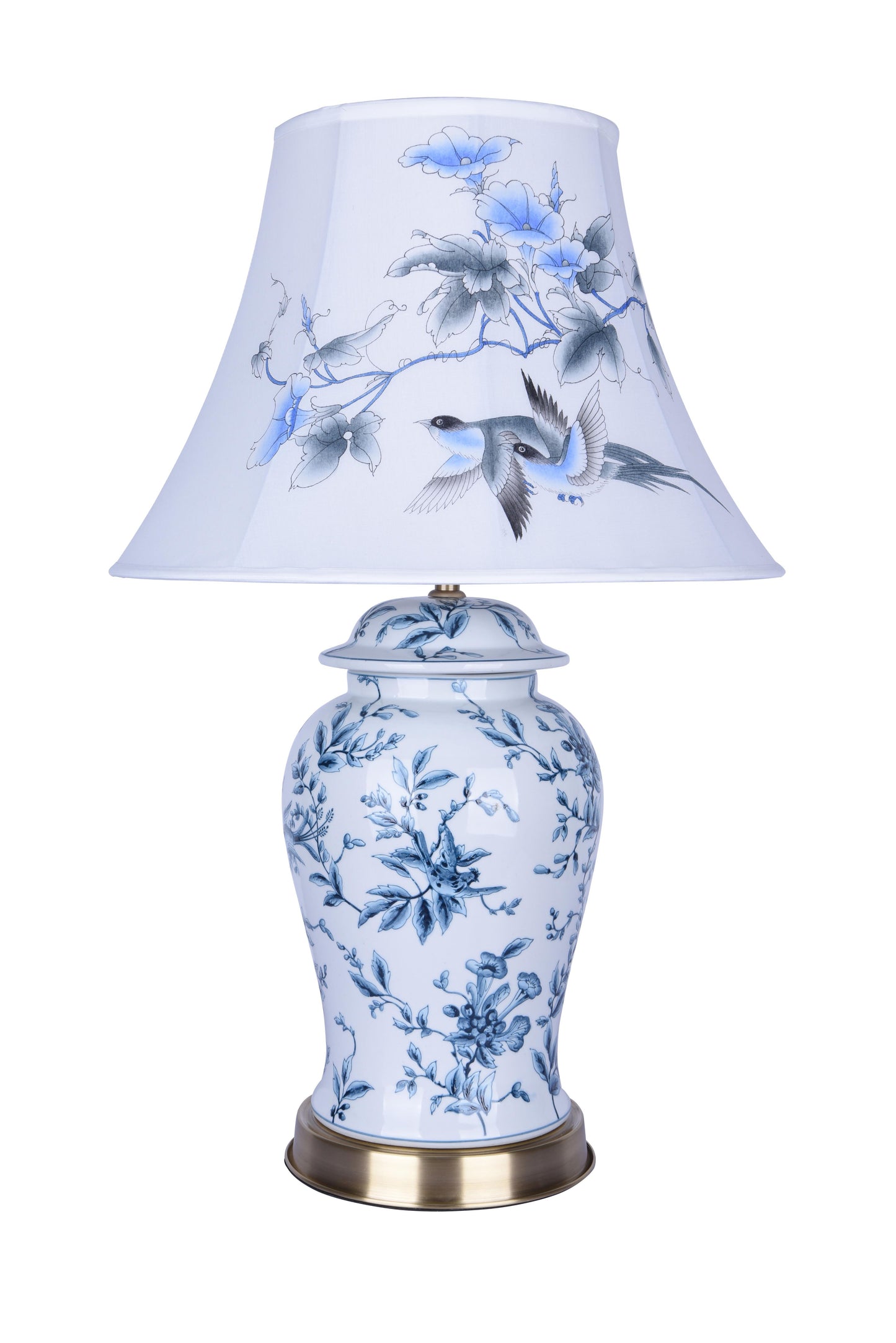 Blue& White Table Lamp - FUM01T9B