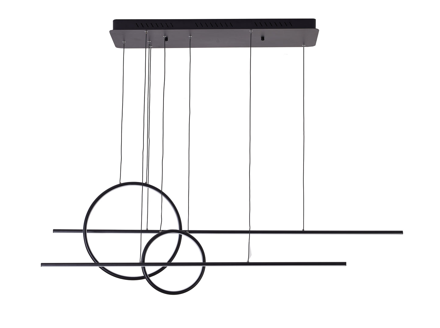 Black LED Chandelier - FIT13C57B