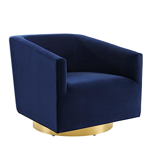 Modway Twist Performance Velvet Accent Lounge Swivel Chair