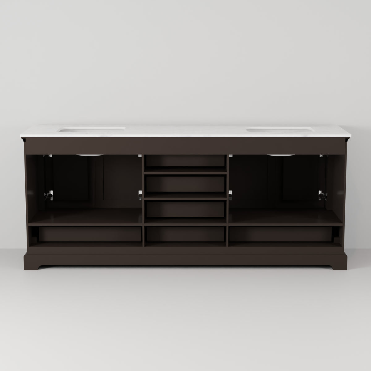 Lexora Dukes 80 in. Espresso Double Sink Bath Vanity