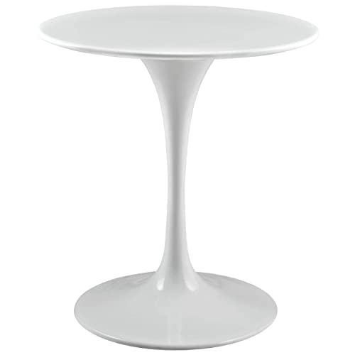 Modway Lippa Mid-Century ModernRound Artificial Marble Side Table