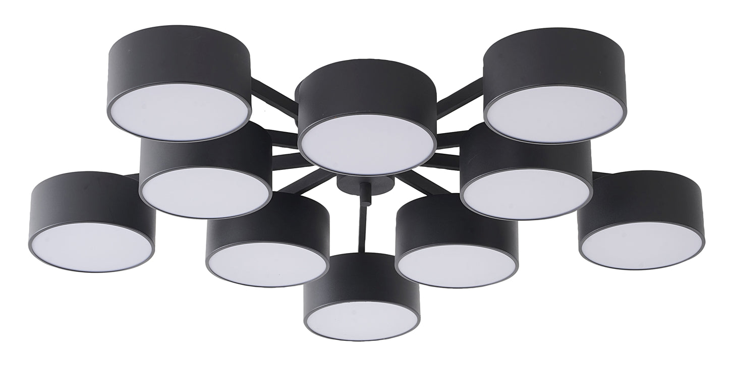 Black LED Chandelier - BE12C38B