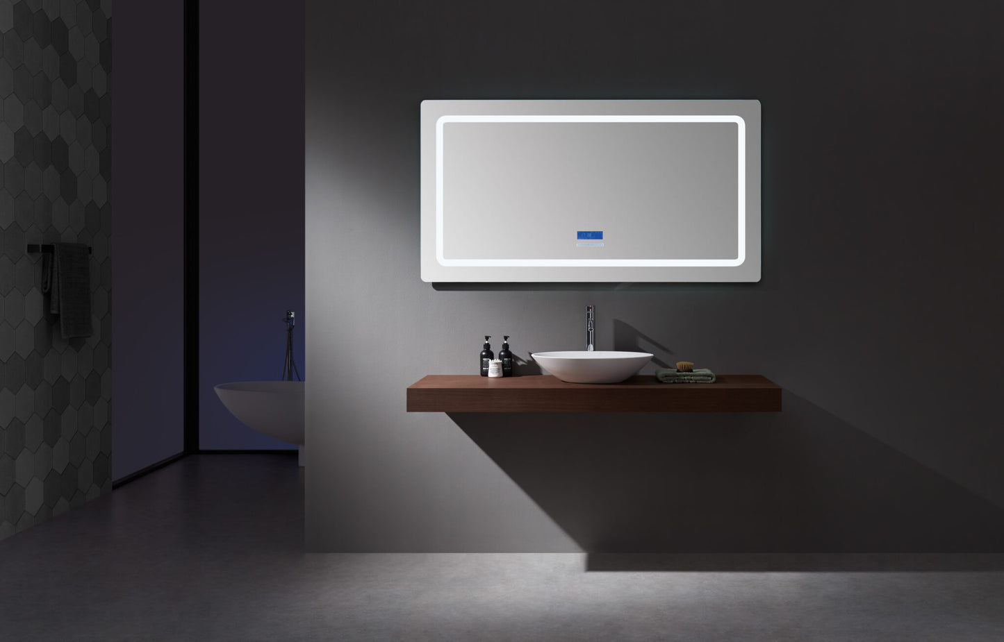 Caldona 60" Widex32" Tall LED Mirror w/ Defogger
