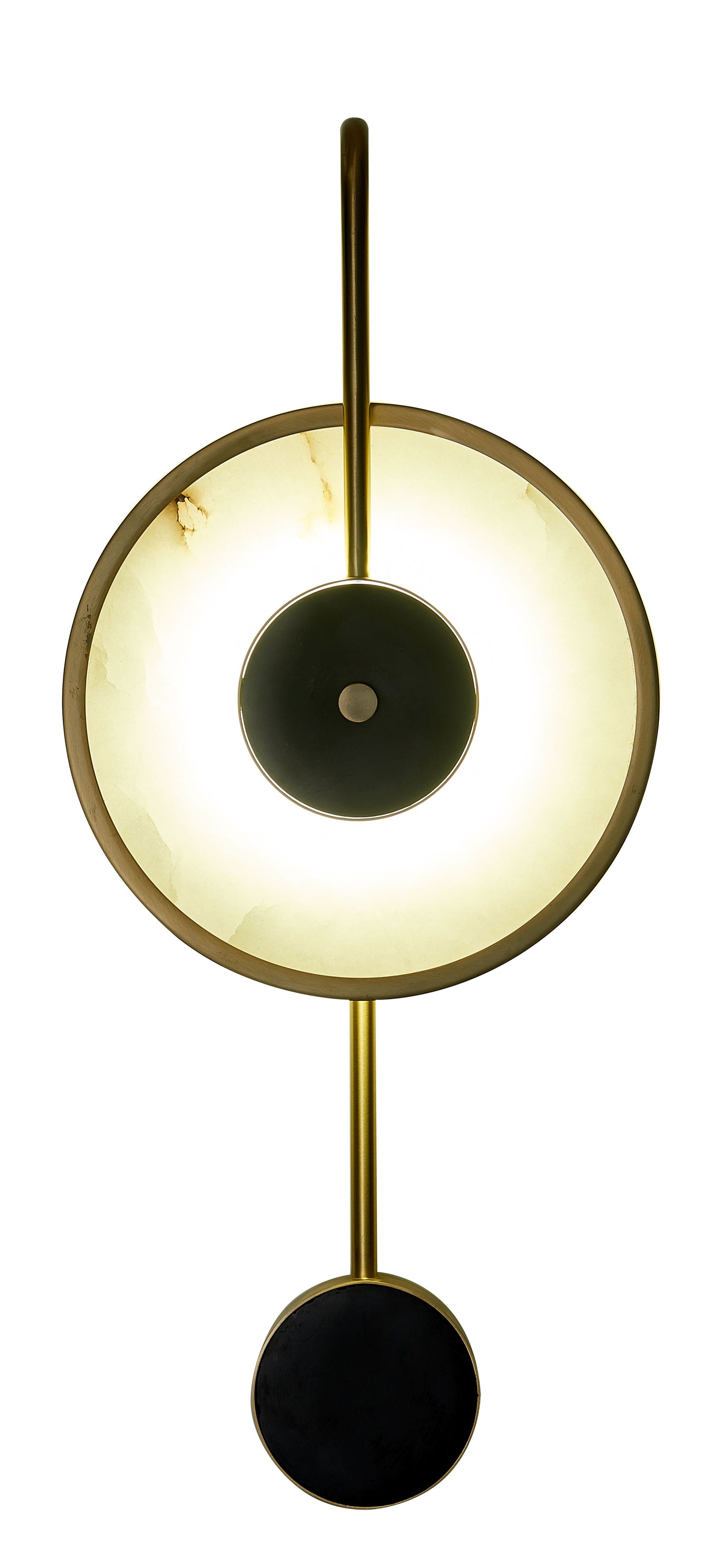 Brass & Black LED Wall Sconce - FT77W24BR